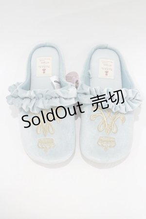 画像: m petit by misako / AMRSクラウンシシュウ 23〜25cm サックス H-26-01-24-063-LO-SH-NS-ZH