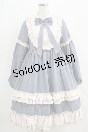 画像: CANDY DREAM（海外ロリータブランド） / ストライプワンピース L ブルー H-26-01-24-006-PU-OP-NS-ZH