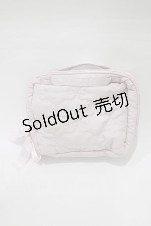 画像: Maison de FLEUR / Ribbon Case Bookのポーチ  ピンク H-26-01-24-068-LO-ZA-NS-ZH