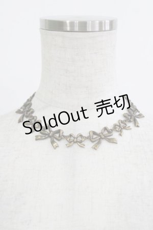 画像: Juliette et Justine / Cadeau de Ruban Choker  アンティークゴールド H-26-01-24-072-CL-AC-NS-ZH