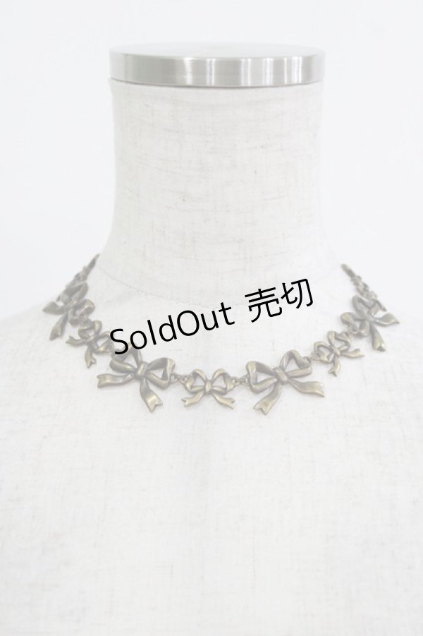 画像1: Juliette et Justine / Cadeau de Ruban Choker  アンティークゴールド H-26-01-24-072-CL-AC-NS-ZH (1)