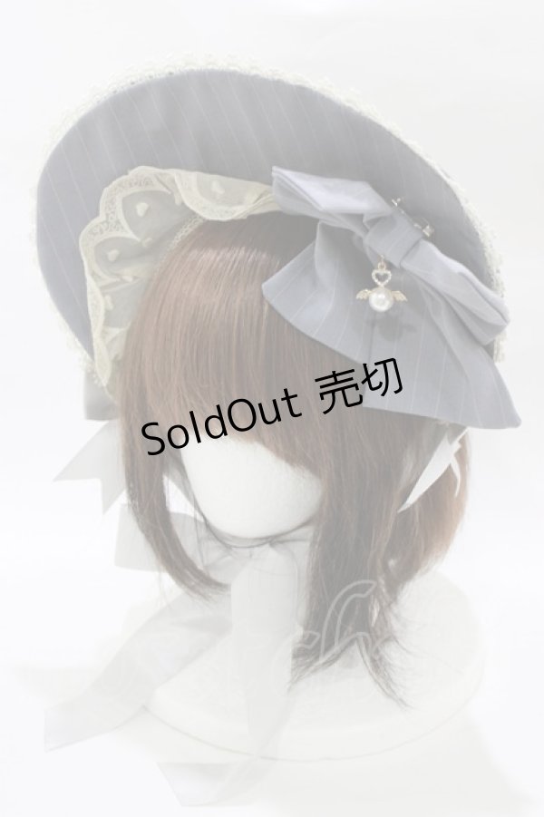 画像4: CANDY DREAM（海外ロリータブランド） / ストライプワンピース L ブルー H-26-01-24-006-PU-OP-NS-ZH (4)