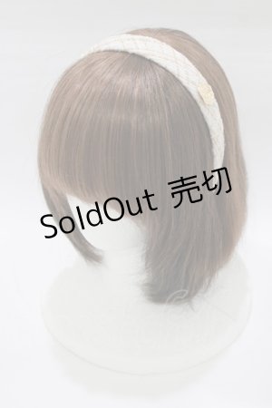 画像: m petit by misako / NINA'S/ツイードカチューシャ  オフ H-26-01-24-081-LO-AC-NS-ZH