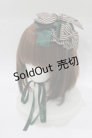 画像: metamorphose / Nostalgic chessboard ヘッドドレス  グリーン H-26-01-24-083-ME-AC-NS-ZH