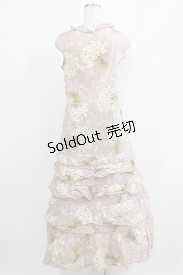 画像3: KANEKO ISAO / ノースリーブワンピース Free ピンク H-26-01-24-010-EL-OP-NS-ZH (3)