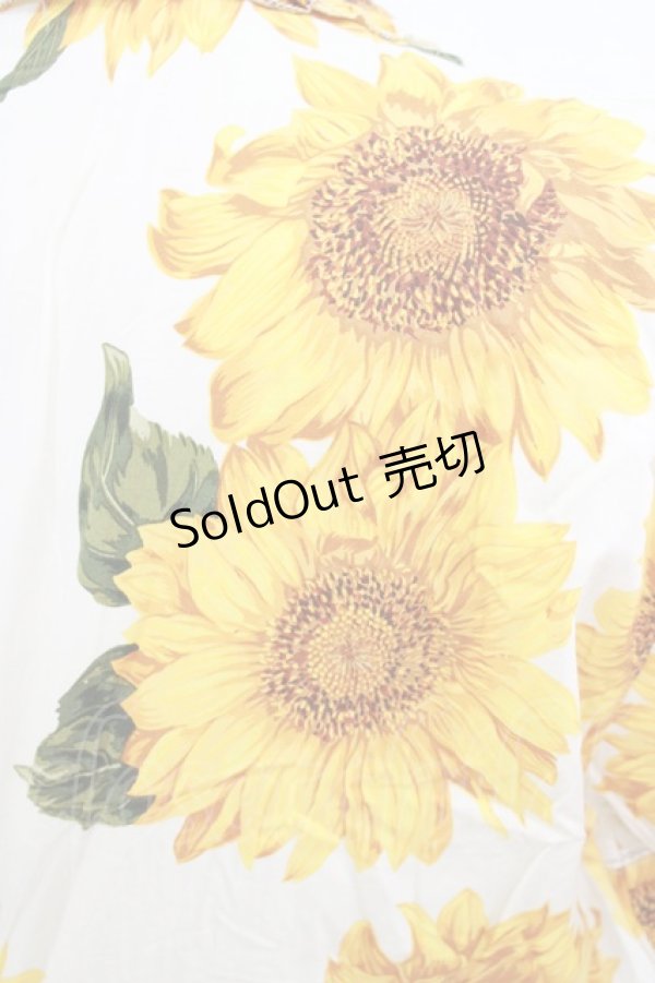 画像4: INGEBORG / ひまわりプリントワンピース Free アイボリー H-26-01-24-011-LO-OP-NS-ZH (4)
