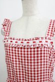 画像4: Cherirulu Chocola / ギンガムチェックジャンパースカート L レッド H-26-01-24-013-GO-OP-NS-ZH (4)