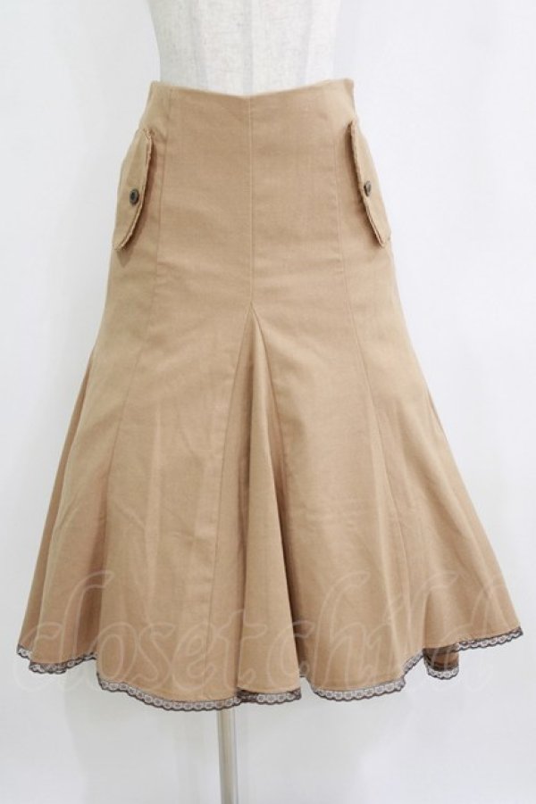 画像1: axes femme / マーメイドスカート M ベージュ H-26-01-24-017-AX-SK-NS-ZH (1)