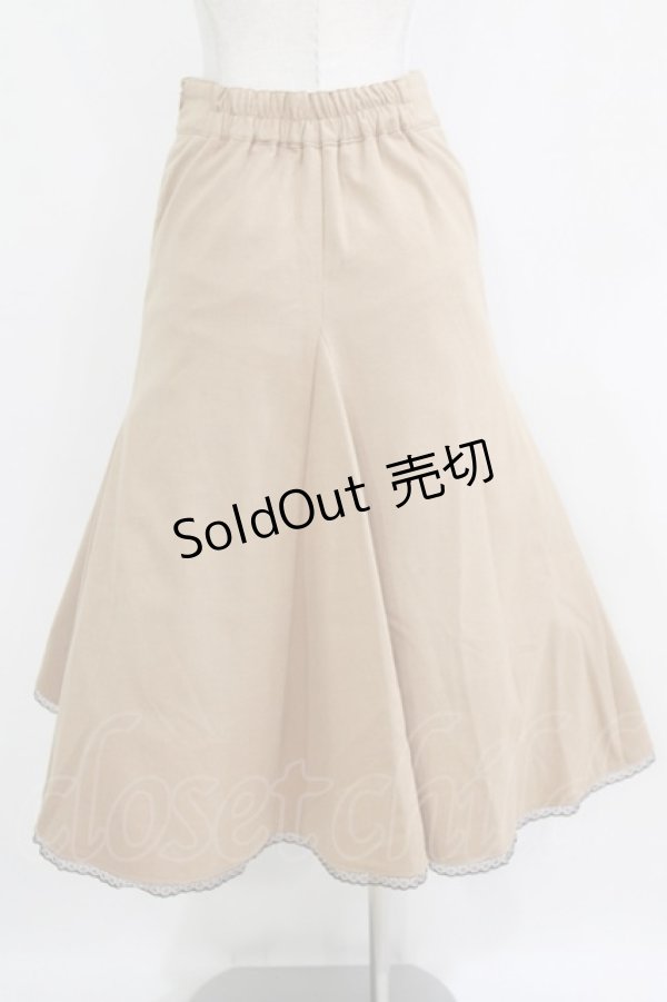 画像3: axes femme / マーメイドスカート M ベージュ H-26-01-24-017-AX-SK-NS-ZH (3)