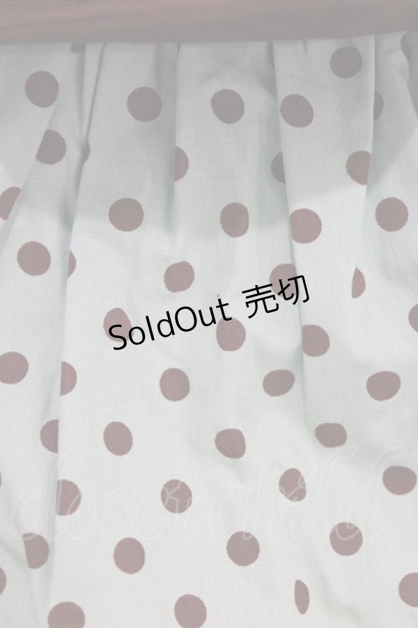 画像6: LOLITAその他 / PARERGA/スカラップジャンパースカートセット Free ブラウン/ミント H-26-01-24-021-LO-OP-NS-ZH (6)