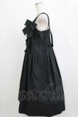 画像2: Jane Marple / Front ribbon strap dress  ブラック H-26-01-25-003-JM-OP-KB-ZH (2)