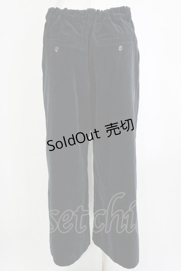 画像3: Jane Marple / ベルベットパンツ M ネイビー H-26-01-25-025-JM-PA-KB-ZH (3)