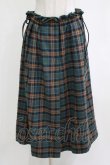 画像1: Jane Marple Dans Le Salon / Tartan checkギャザースカート  グリーン H-26-01-25-027-JM-SK-KB-ZH (1)