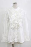 画像1: Jane Marple / フラワーレースコットンブラウス  オフホワイト H-26-01-25-031-JM-BL-KB-ZH (1)