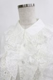 画像4: Jane Marple / フラワーレースコットンブラウス  オフホワイト H-26-01-25-031-JM-BL-KB-ZH (4)
