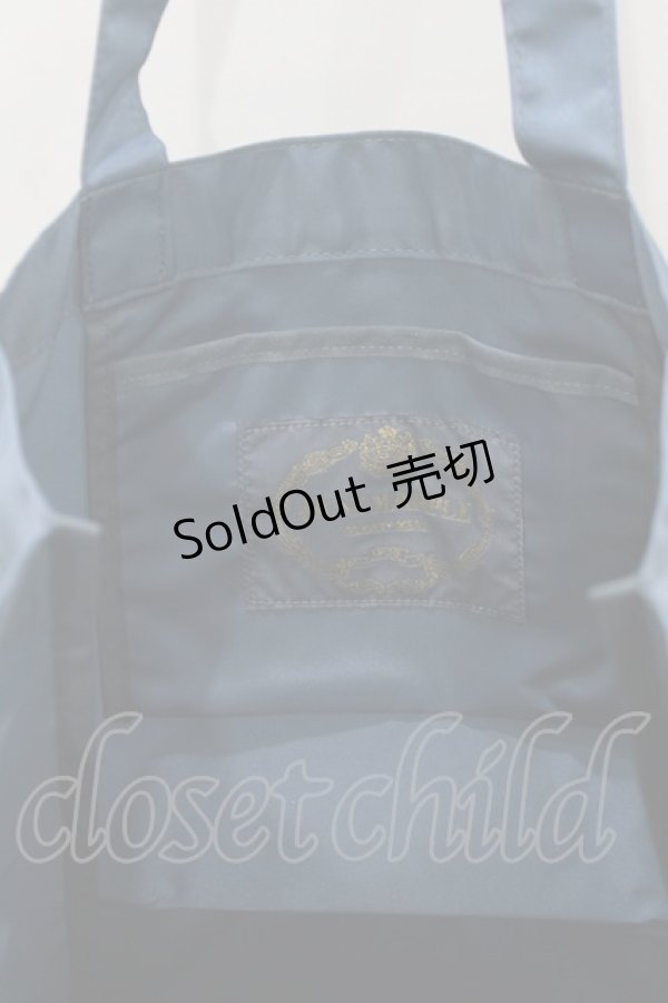 画像3: Jane Marple / プリントトート  ブルー H-26-01-25-041-JM-BG-KB-ZH (3)