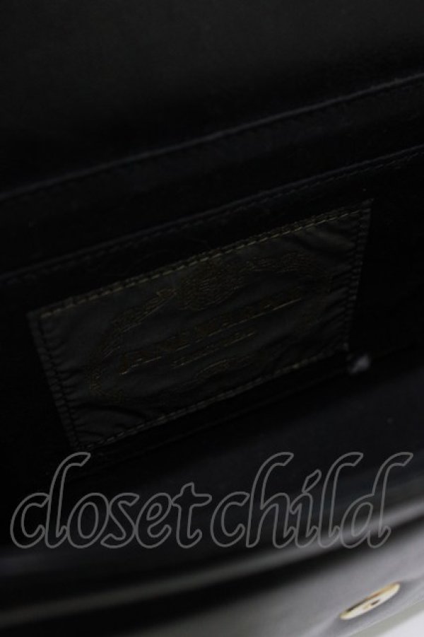 画像2: Jane Marple / Angelプレートのミニショルダーバッグ  ブラック H-26-01-25-042-JM-BG-KB-ZH (2)