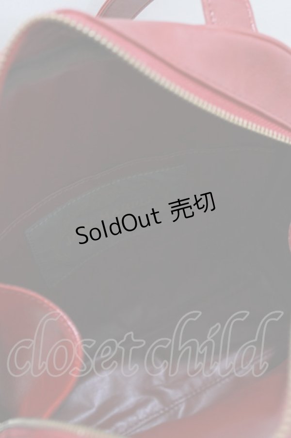 画像3: Jane Marple / リボンモチーのステラショルダー  ワイン H-26-01-25-044-JM-BG-KB-ZH (3)