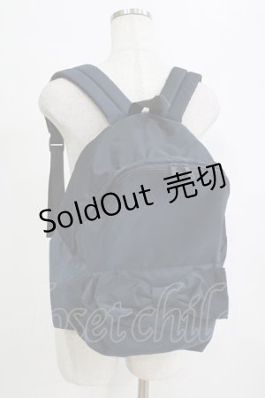 画像: Jane Marple / リボンモチーフのリュックサック  ネイビー H-26-01-25-045-JM-BG-KB-ZH