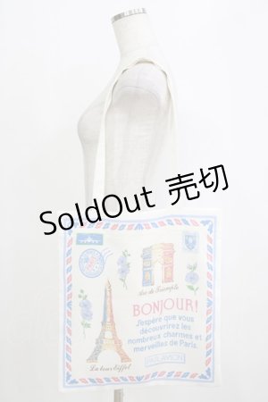 画像: Jane Marple / Les merveilles de Parisバッグ  off white H-26-01-25-047-JM-BG-KB-ZH