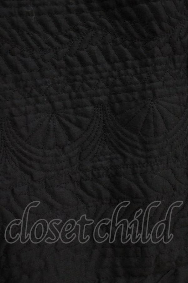 画像4: Jane Marple / Vintage quilt Colette dress  ブラック H-26-01-25-005-JM-OP-KB-ZH (4)