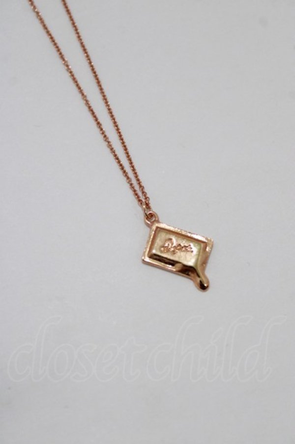 画像1: Q-pot. / チョコレートネックレス  ピンクゴールド H-26-01-25-054-QP-AC-KB-ZH (1)