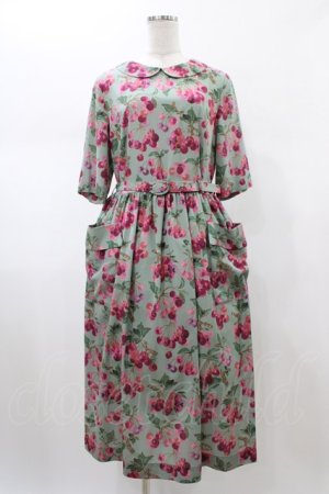 画像: Jane Marple Dans Le Salon / Winter cherries day dress  ミント H-26-01-25-1025-JM-OP-KB-ZH