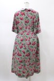 画像2: Jane Marple Dans Le Salon / Winter cherries day dress  ミント H-26-01-25-1025-JM-OP-KB-ZH (2)