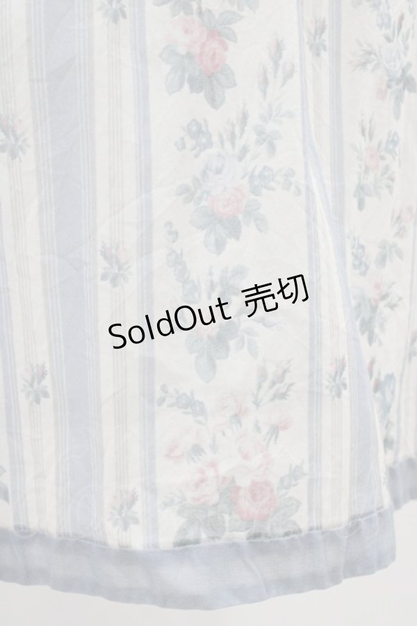 画像5: Jane Marple Dans Le Salon / Pale rosesリンクルドレス  ブルーグレー H-26-01-25-1026-JM-OP-KB-ZH (5)