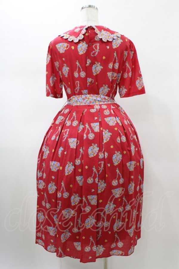 画像2: Jane Marple / Bonjour Millefleursのコレットドレス  ローズ H-26-01-25-1028-JM-OP-KB-ZH (2)