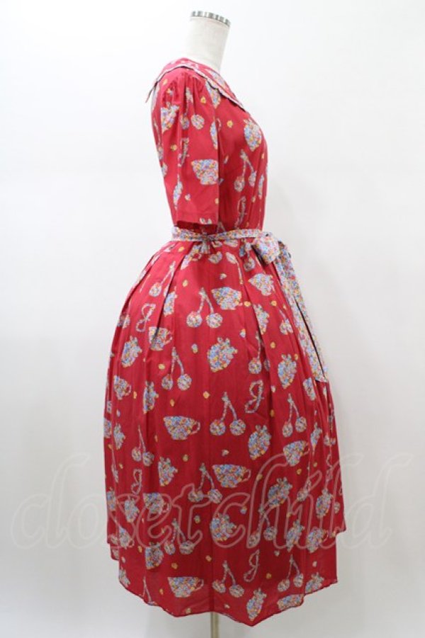 画像3: Jane Marple / Bonjour Millefleursのコレットドレス  ローズ H-26-01-25-1028-JM-OP-KB-ZH (3)