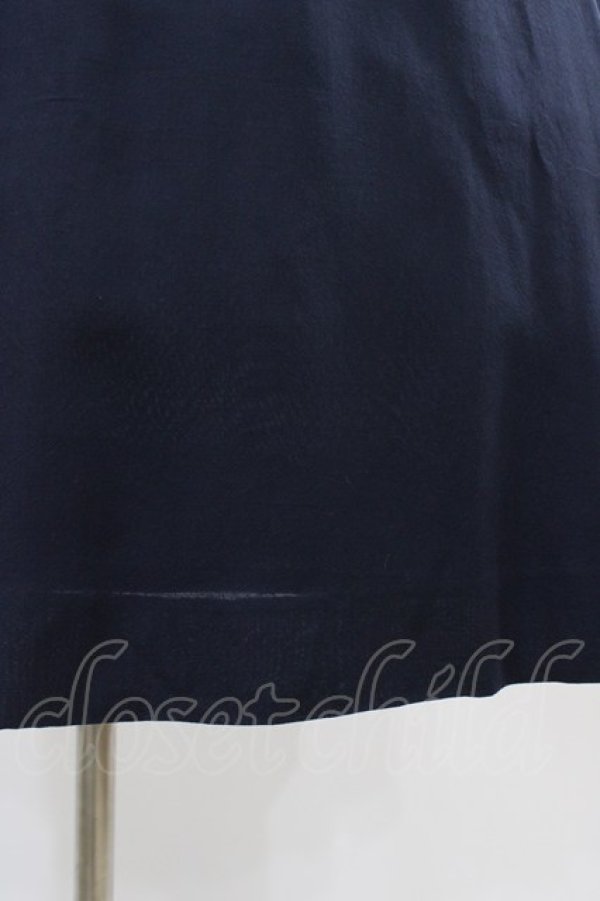 画像5: Jane Marple / ボイルとシフォンのコレットドレス  ネイビー H-26-01-25-1031-JM-OP-KB-ZH (5)