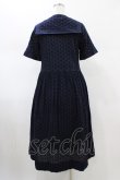 画像2: Jane Marple Dans Le Salon / Lace sailor dress  ネイビー H-26-01-25-1032-JM-OP-KB-ZH (2)