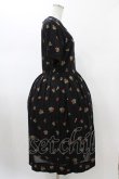 画像3: Jane Marple / Strawberry jacquard colette dress  ブラック H-26-01-25-1033-JM-OP-KB-ZH (3)