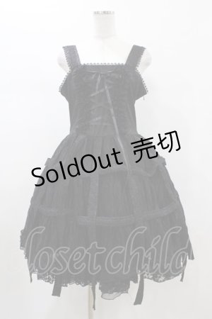 画像: h.NAOTO / Rose Bird Cage Dress【XL size】  ブラック H-26-01-25-1034-HN-OP-KB-ZH