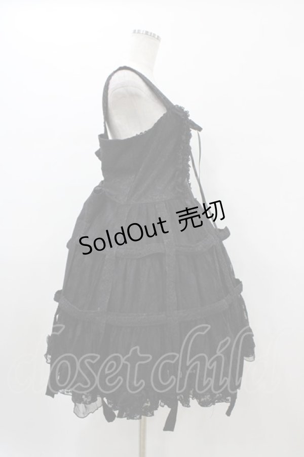 画像3: h.NAOTO / Rose Bird Cage Dress【XL size】  ブラック H-26-01-25-1034-HN-OP-KB-ZH (3)