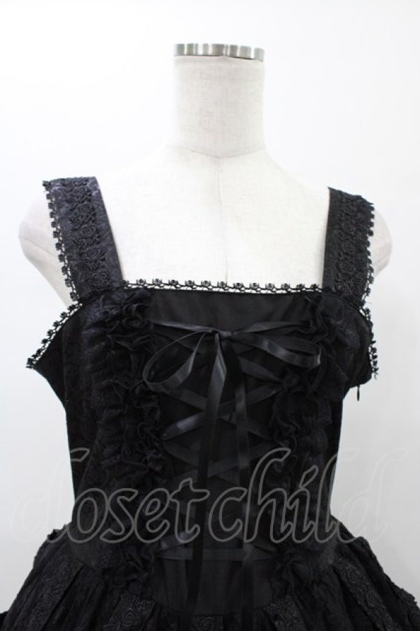 画像4: h.NAOTO / Rose Bird Cage Dress【XL size】  ブラック H-26-01-25-1034-HN-OP-KB-ZH (4)
