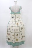 画像2: Jane Marple Dans Le Salon / Precious buttons strap dress  ミント H-26-01-25-1036-JM-OP-KB-ZH (2)