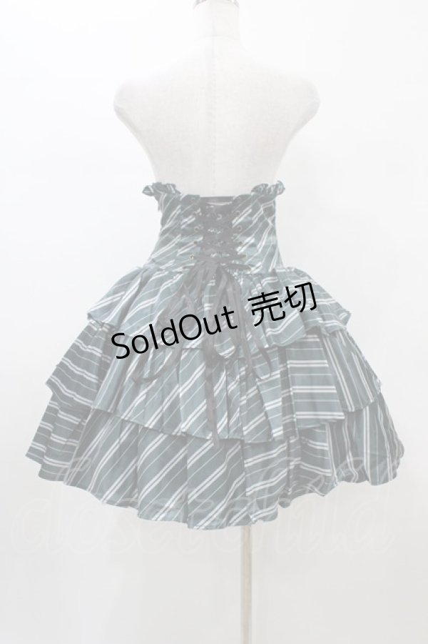 画像2: ATELIER PIERROT / ハリー・ポッター フリルコルセットスカート  スリザリン（グリーン） H-26-01-25-1039-EL-SK-KB-ZH (2)