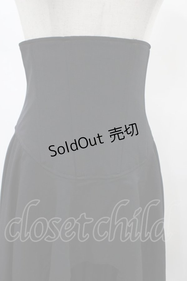 画像4: Moi-meme-Moitie / コルセットオーバースカート  黒 H-26-01-25-1040-MO-SK-KB-ZH (4)