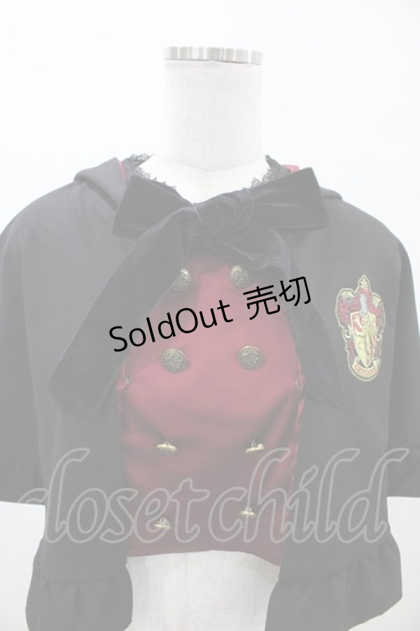 画像4: ATELIER PIERROT / ハリー・ポッター ダブルボタン2Wayケープ  グリフィンドール（レッド） H-26-01-25-1007-EL-JA-KB-ZH (4)