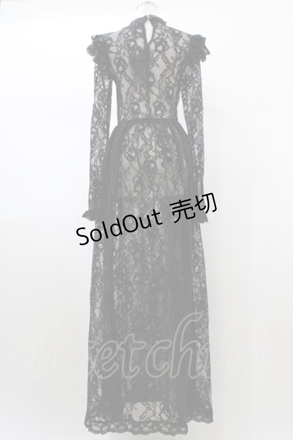 画像2: KILL STAR / Enmity Maxi Dress XS ブラック H-26-01-25-1015-SL-OP-KB-ZH (2)