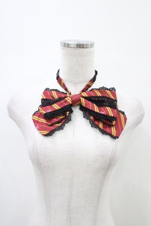 画像: ATELIER PIERROT / ハリー・ポッター トリプルリボンタイ  グリフィンドール（レッド） H-26-01-25-1004-EL-ZA-KB-ZH