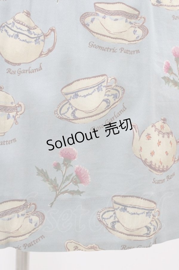 画像5: Jane Marple / Tea for two fluffy dress  ブルーグレー H-26-01-25-1020-JM-OP-KB-ZH (5)