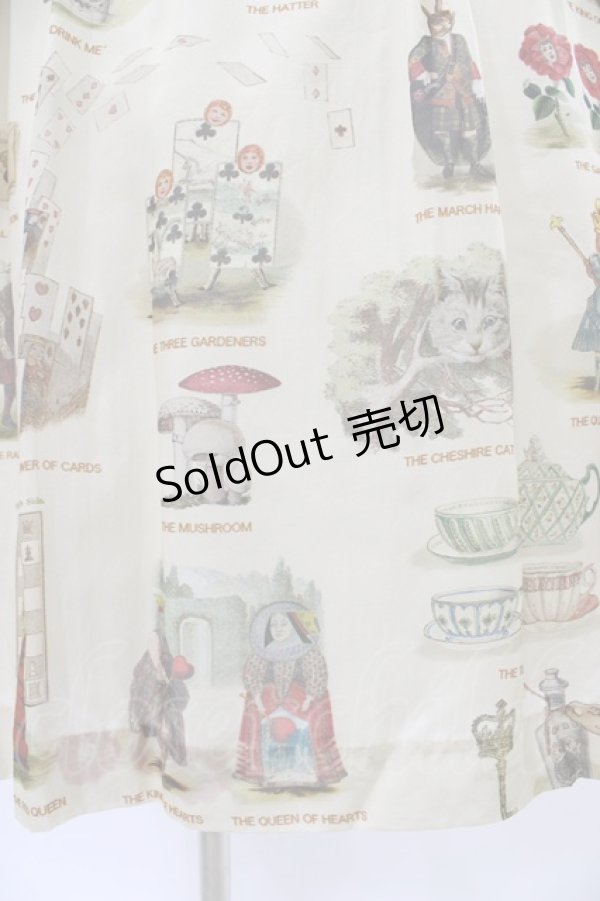 画像5: Jane Marple / Alice's dictionaryタブリエドレス  アイボリー×マスタード H-26-01-25-1021-JM-OP-KB-ZH (5)