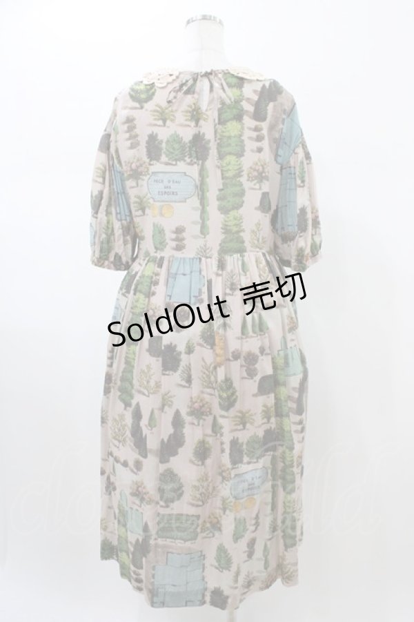 画像2: Jane Marple Dans Le Salon / The grand houseフラッフィードレス  ピンクベージュ H-26-01-25-1023-JM-OP-KB-ZH (2)