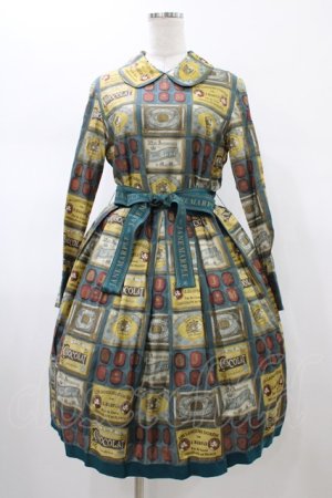 画像: Jane Marple / Chocolat classiqueのワンピース  グリーン H-26-01-25-1024-JM-OP-KB-ZH