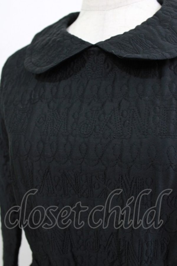 画像5: Jane Marple / Vintage quilt Colette dress  ブラック H-26-01-25-005-JM-OP-KB-ZH (5)