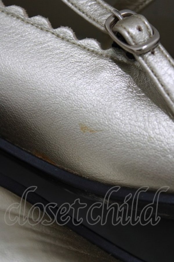 画像6: Shirley Temple / リボンストラップシューズ 24.5cm ゴールド H-26-01-25-060-ET-SH-KB-ZH (6)