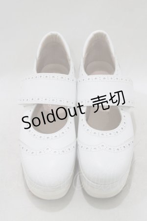 画像: Jane Marple / ワイドストラップメリージェーン S ホワイト H-26-01-25-061-JM-SH-KB-ZH